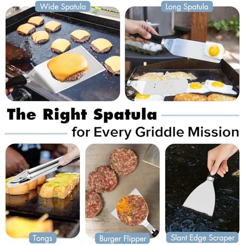 31PCS Griddle Accessories Kit for Blackstone, Flat Top Hibachi Grill Spatula gallery