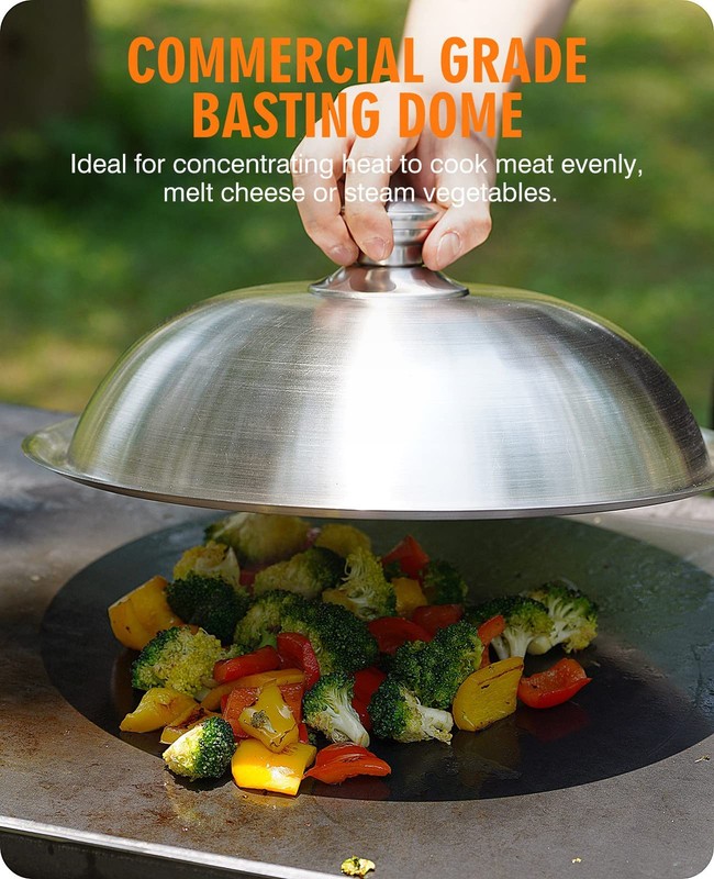 HOMENOTE Griddle Accessories for Blackstone, Commercial Grade 12 Inch Heavy D... gallery