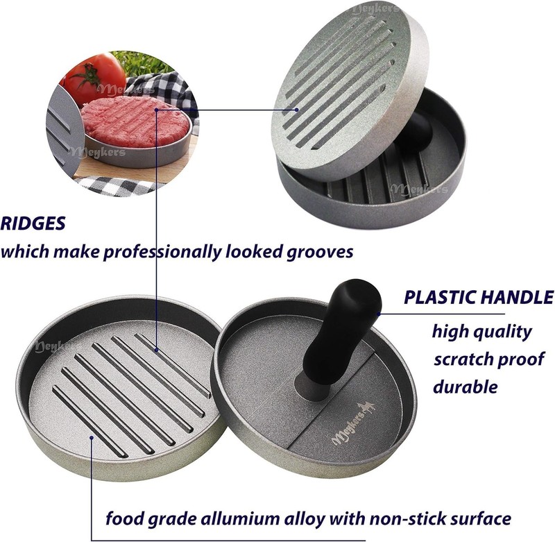Professional-Grade Patty Maker with Non-Stick Surface - Includes 100 Free Papers gallery