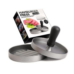 LISOS Burger Press 100 Patty Papers Set I Non-Stick Hamburger Gray
