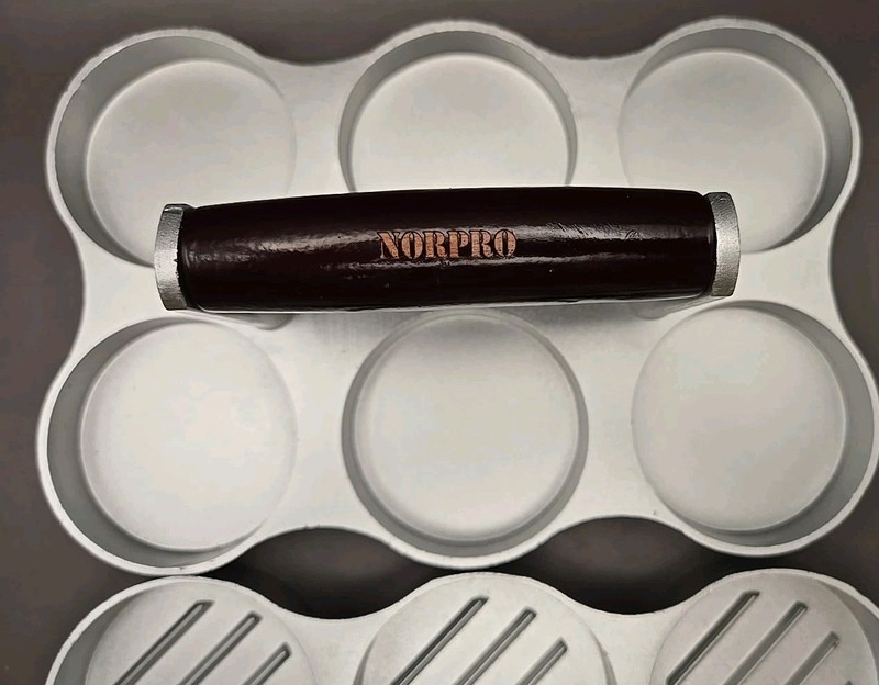 Norpro Cast Aluminum MINI 6 BURGER PRESS Sliders 2 oz - 2.5" Patties gallery