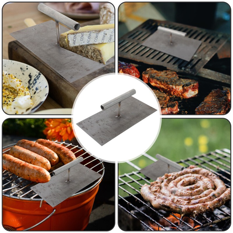 1PC Burger Press Handle Burger Press Rectangle Grill Press Kitchen Burger Maker gallery