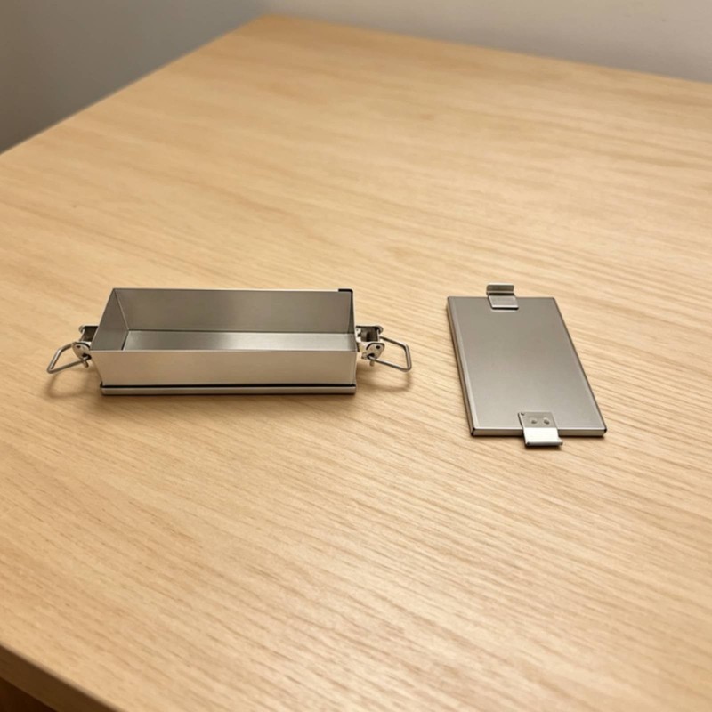 Meat Brick Press Easy to Clean Stainless Steel Meat Press Rust Resistant gallery