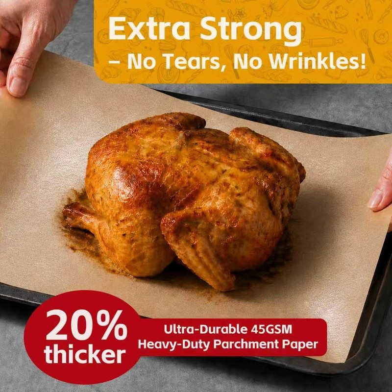 100 Pcs 12x16 Inches Unbleached Parchment Paper 12"x16"-100, gallery