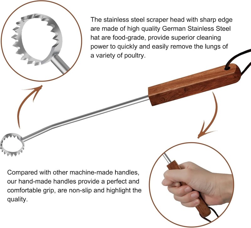 Lung Scraper of Chicken Processing Equipment, Easily gallery