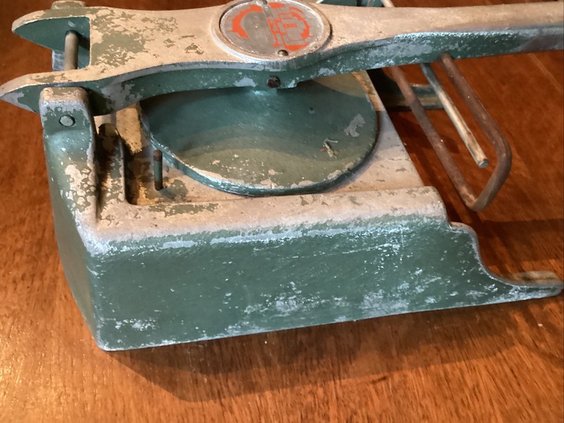 Vintage HOLLYMATIC 'Holly Jr' Hamburger 5" Patty Mold Press Machine Aluminum gallery