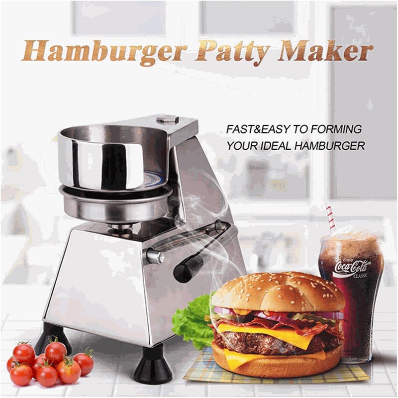 Hakka 4-5 inch Commercial Burger Press Hamburger Patty Maker Meat Pounder gallery