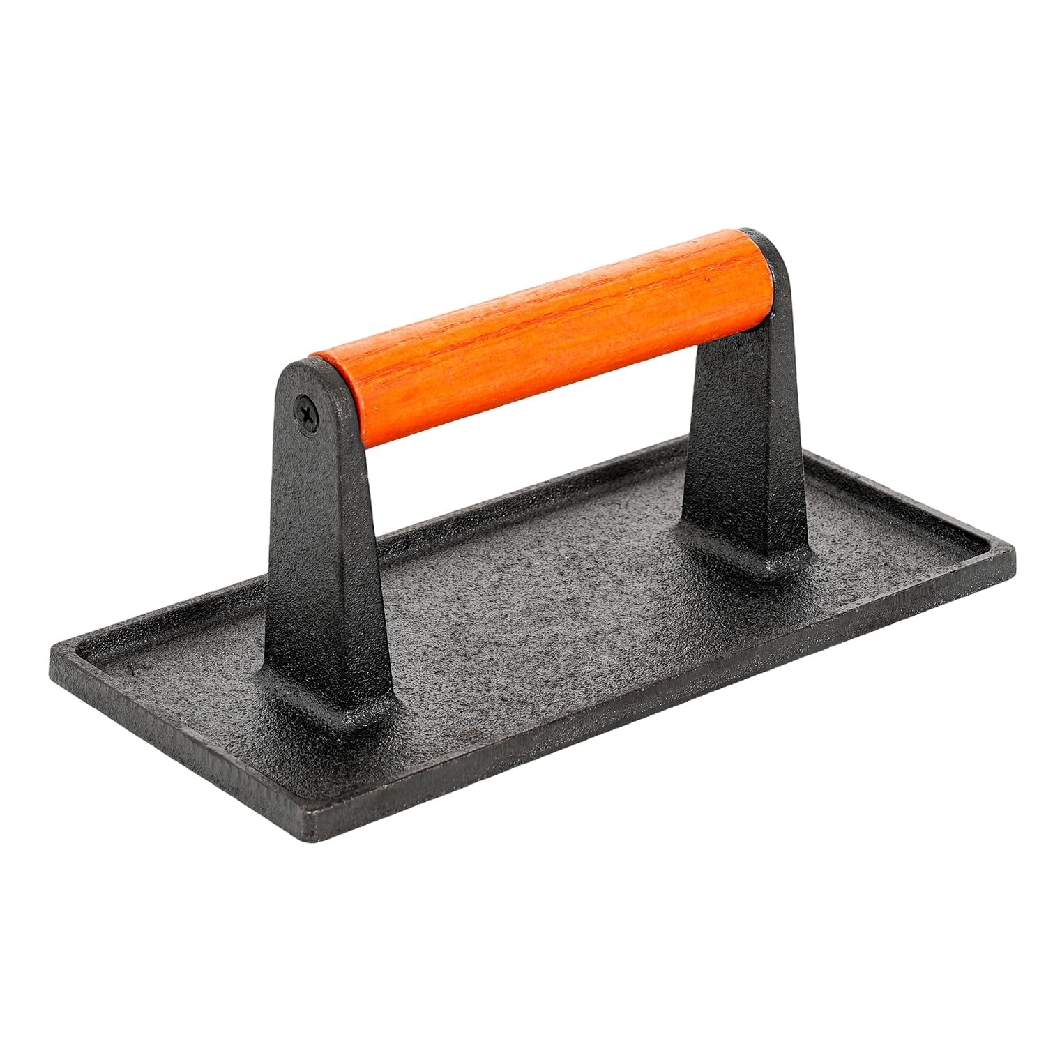 Heavy Duty Cast Iron Grill Press 8.7"X4.3"Rectangel Burger Bacon Smasher gallery