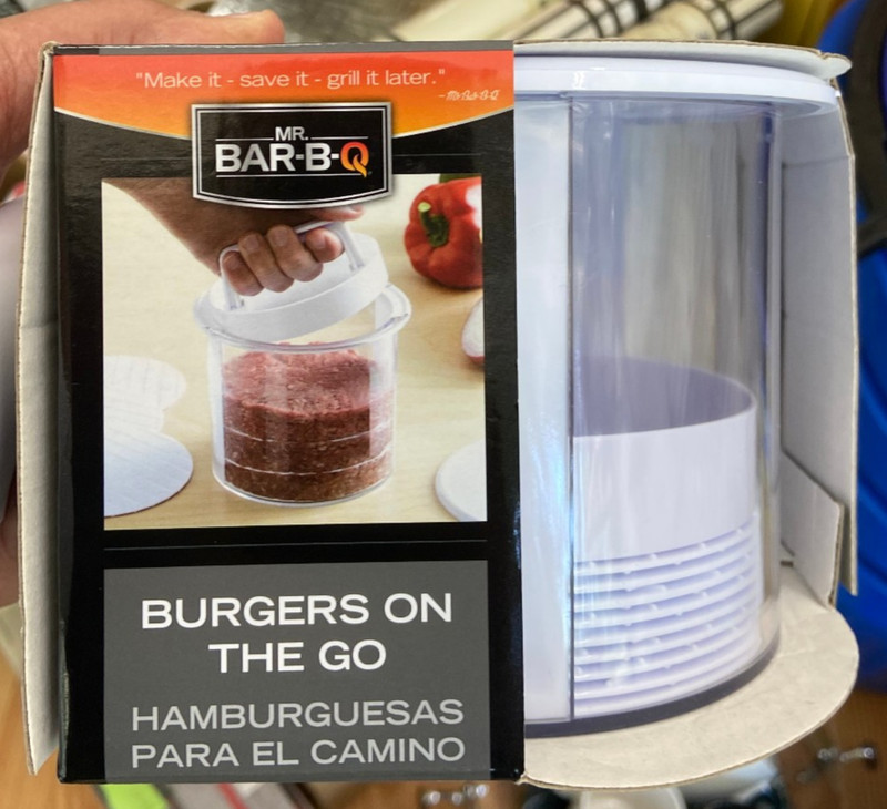 Mr. BBQ Burgers on the Go Patty Maker, 12 Piece Non-Stick 8-Layer Plastic Disc gallery