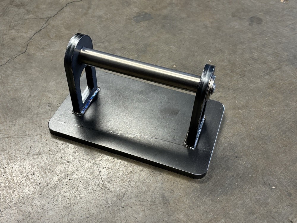 Heavy Steel smash burger press 3/8” Thick Steel Plate 5+ Lbs.