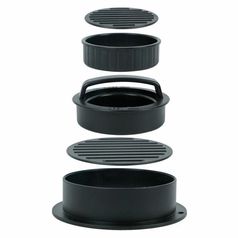 US 1 Pack Stuffed Hamburger Press Patty Maker Burger 3 in 1 Non-Stick Mold... gallery