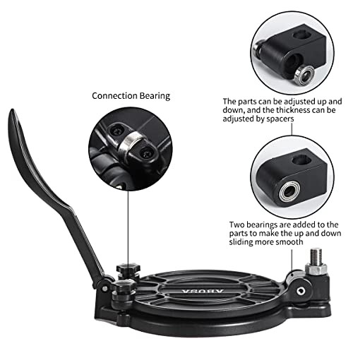Thickness Adjustable Tortilla Press Tortilla Maker - Roti, Dough 8 Inch Black gallery
