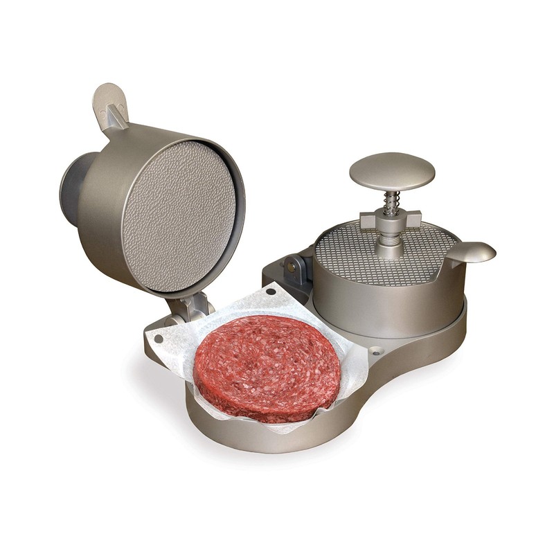 Heavy-Duty Burger Press for 4.5" Patties, Non-Stick, Easy Release, Ideal for Ham gallery