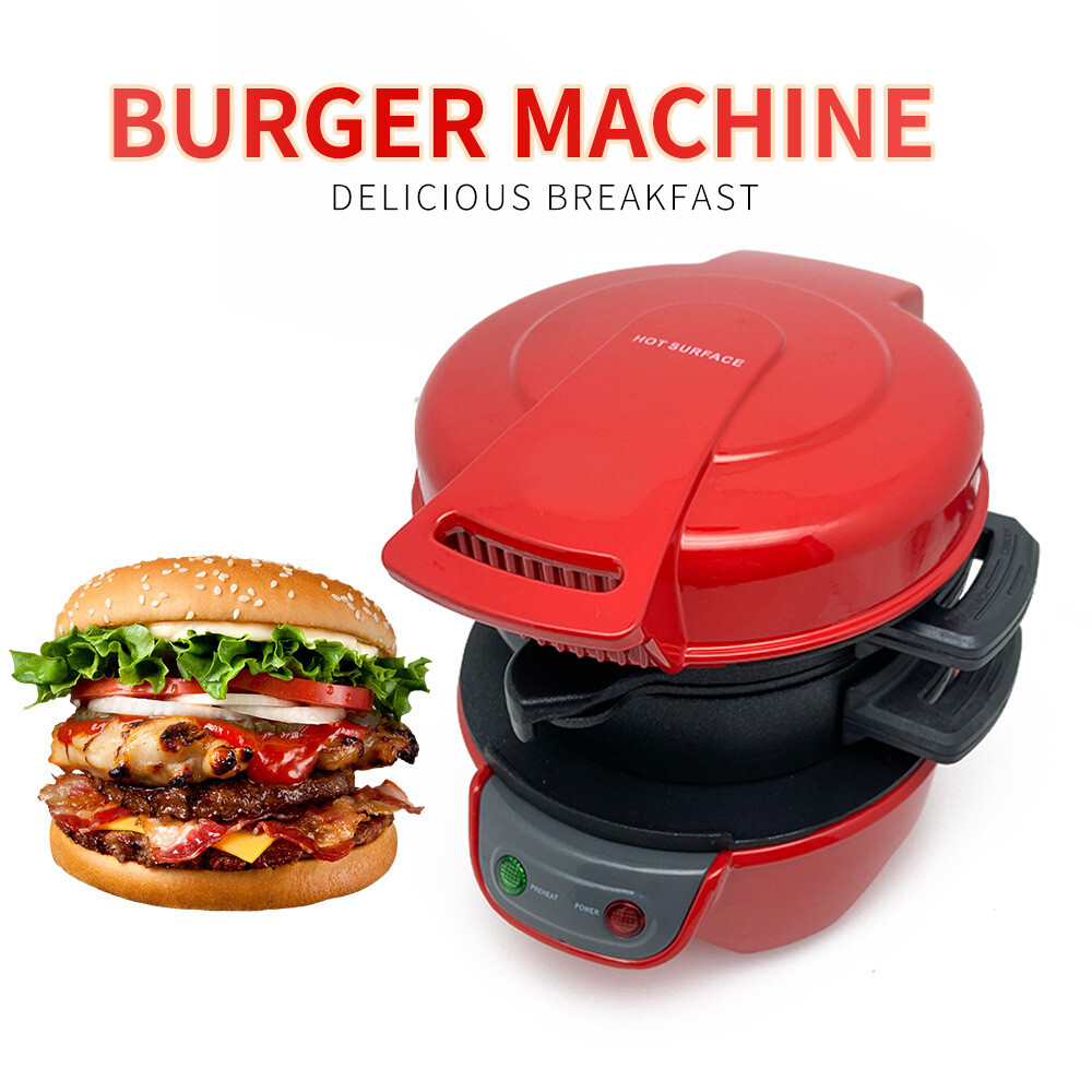 5-in-1 Breakfast Maker – Burger, Sandwich, Waffle, Egg Cooker & More for Quick M gallery