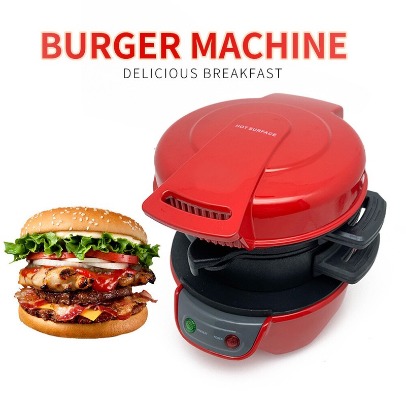 5-in-1 Breakfast Maker – Burger, Sandwich, Waffle, Egg Cooker & More for Quick M gallery