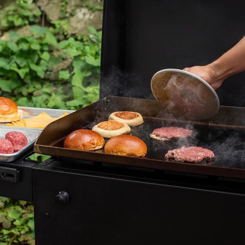 Smash Burger Press Heavy Duty Tool Searing Meats & Toasting Sandwiches New gallery