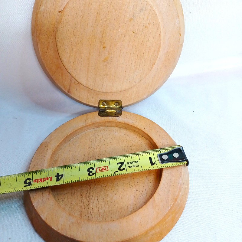 Vintage Rooster Wooden Hamburger Press Announcer Kitchy Cabin Core gallery