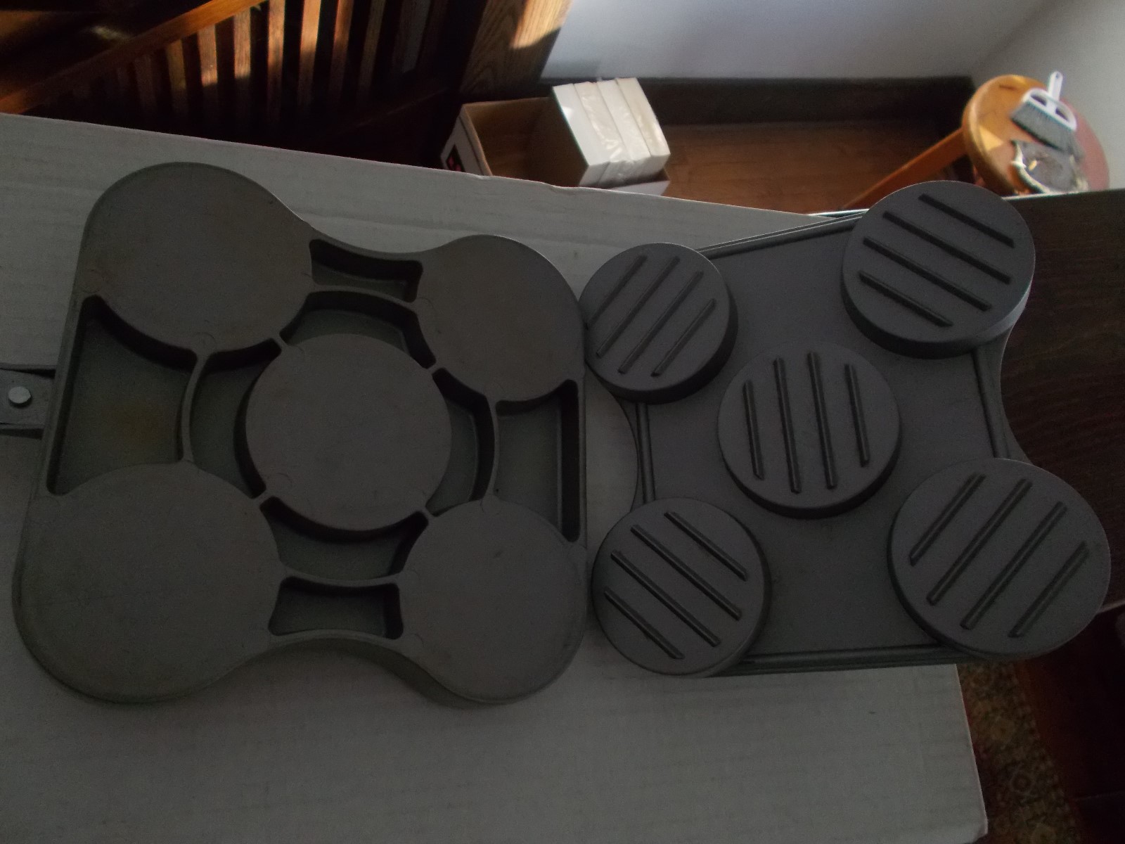 5 Mold NonStick Aluminum Burger Mini Slider Press Hamburger Patty Meat Shape Pan gallery