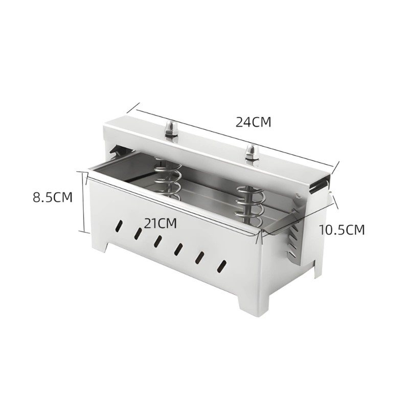 Spring Loaded Stainless Steels Patty Press 1kg Detachable Base Kitchen gallery
