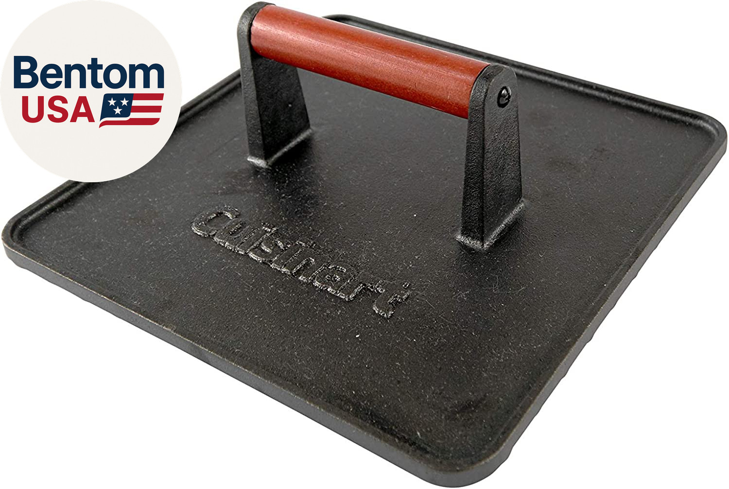 XL Cast Iron Grill Press, 10" X 10" Heavy-Duty Nonstick Smash Burger Steak Press gallery