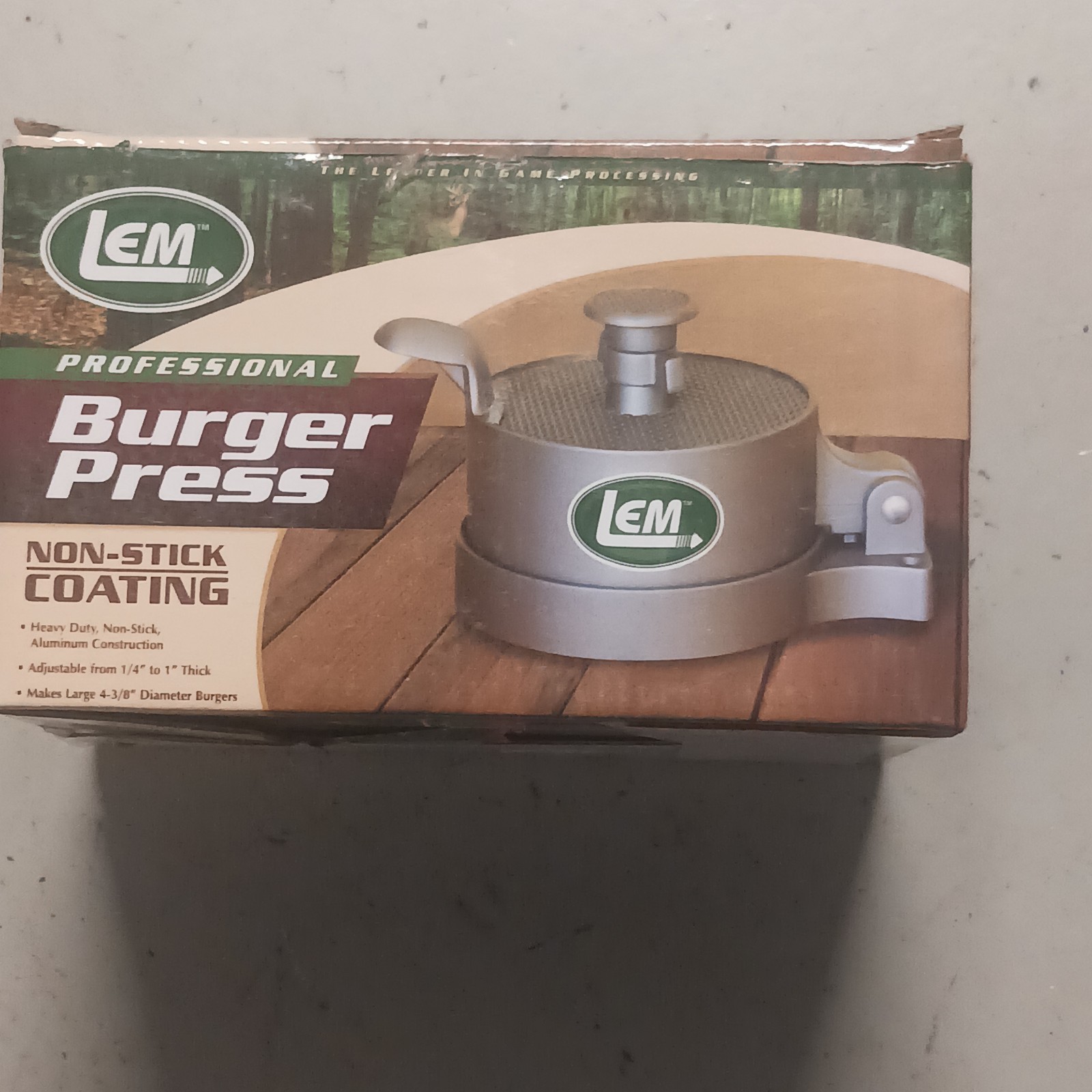 LEM Professional Burger Press With Non-Stick Coating gallery
