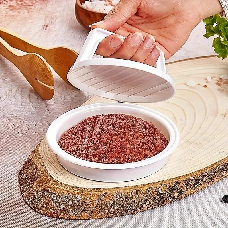 Burger Press Mold – Plastic Hamburger Patty Maker for Meat, BBQ & Kitchen Prep gallery