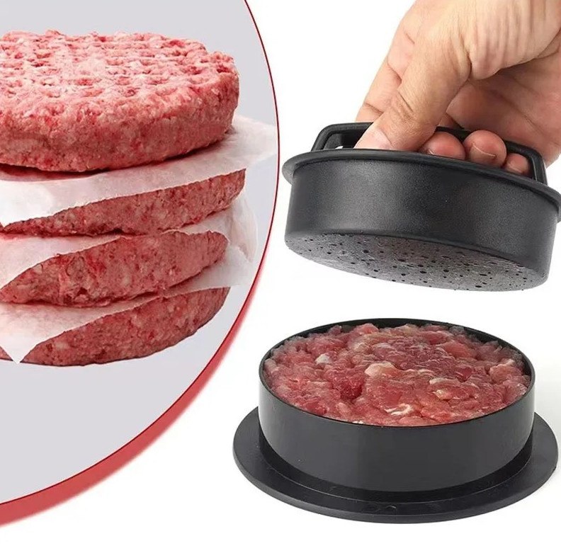 1pcs 3-in-1 Non-Stick Burger Press – Patty Mold for Stuffed Burgers & More - NEW gallery