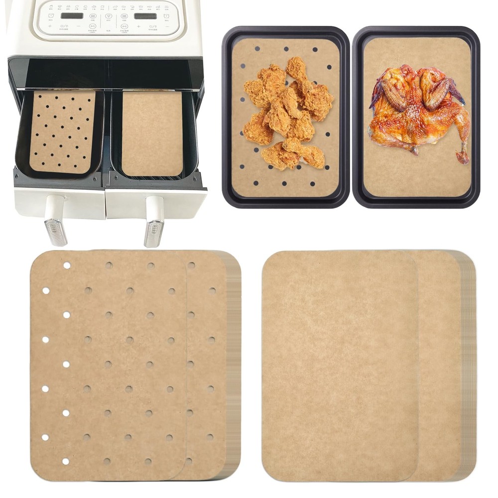 200 Sheets Air Fryer Liners Disposable 5.5 x 8.3 inch, as the pictures shown