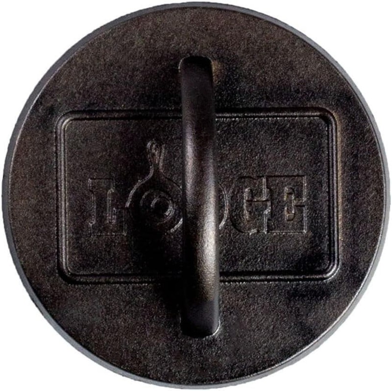 Heavy Duty 6.5" Cast Iron Burger Press - Perfect for Smash Burgers & Grilling, G gallery