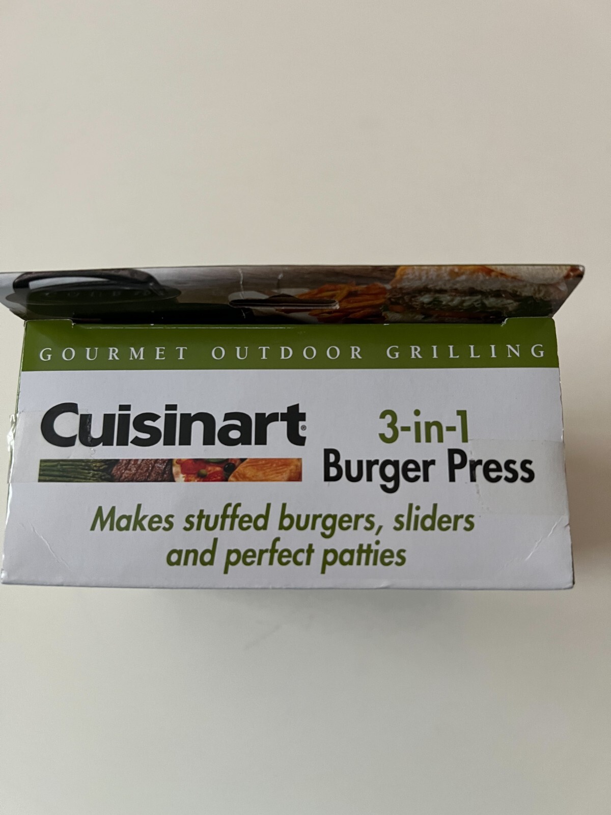 CUISINART 3 IN 1 BURGER PRESS * PATTY MAKER SLIDERS * Open Box Never Used gallery