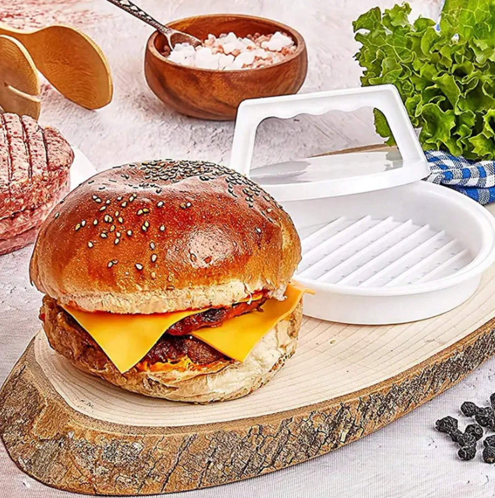 Burger Press Patty Maker Mold for Perfectly Shaped Burgers BBQ Grill Tool gallery