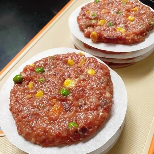 1500pcs Non-Stick Hamburger Patty Paper, 4.5" Round Wax Sheets for Freezing & BB gallery