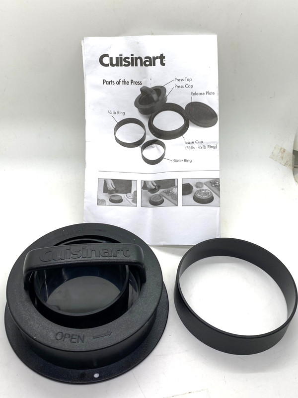 Cuisinart CSBP-200A Stuffed, 4-In-1 Burger Press (open box) gallery