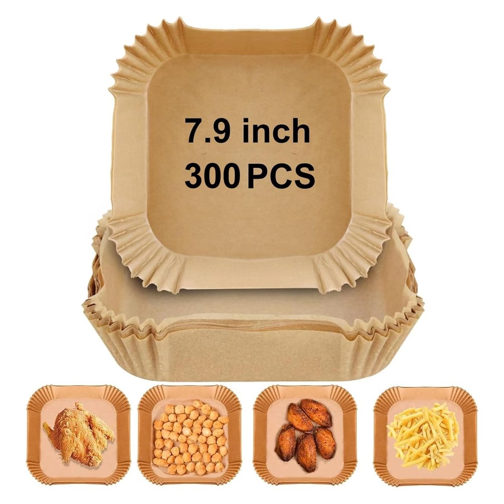 Yenmoz 300 PCS 7.9 Inch Square 300 inch Square, Nature Brown, Brown