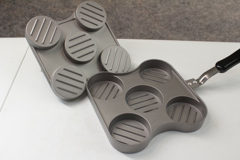 Slider Mini Burger Patty Press Pan Makes Five gallery