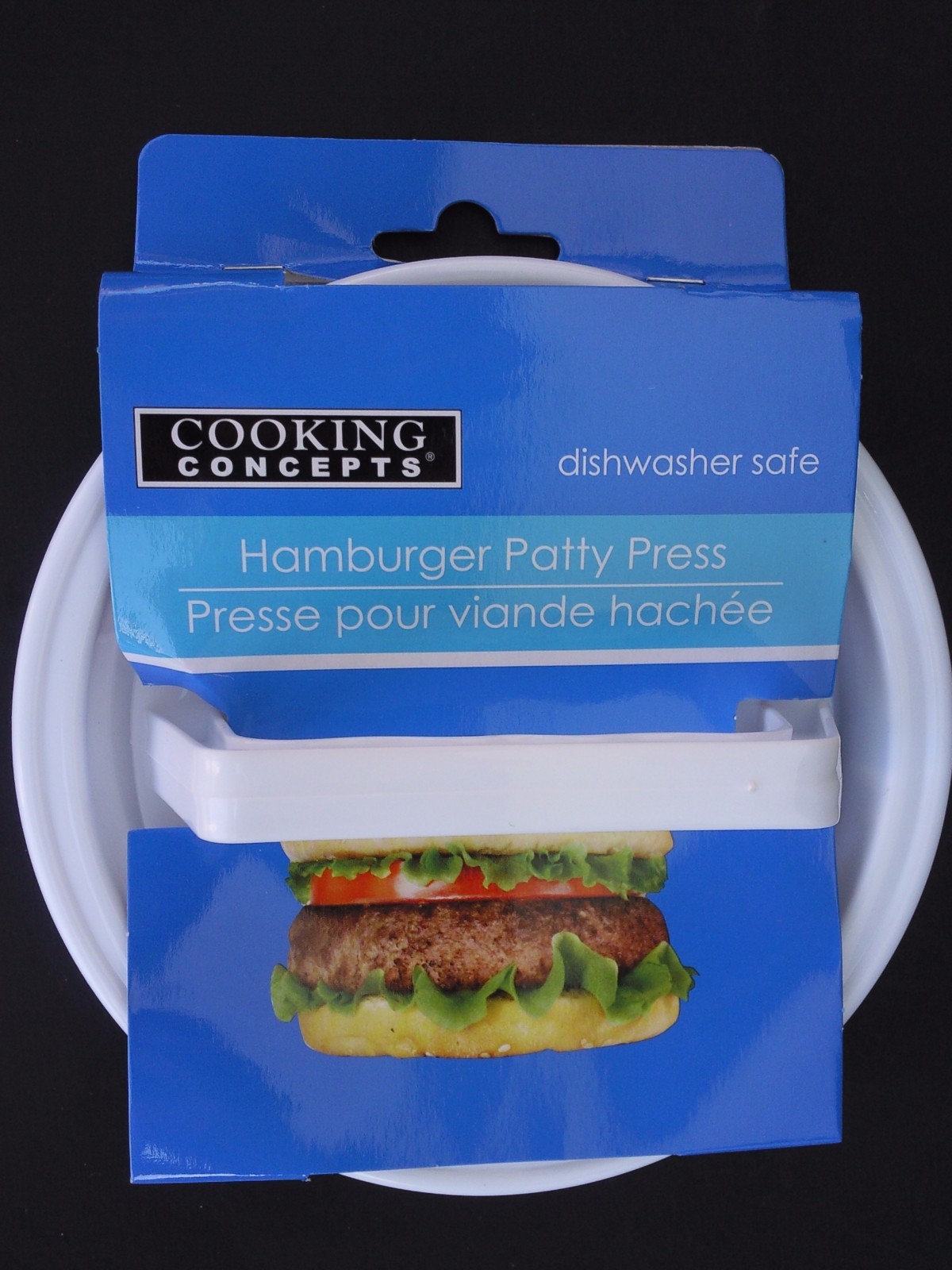 HAMBURGER PATTY PRESS 4" x 0.8" Patties Dishwasher Safe gallery