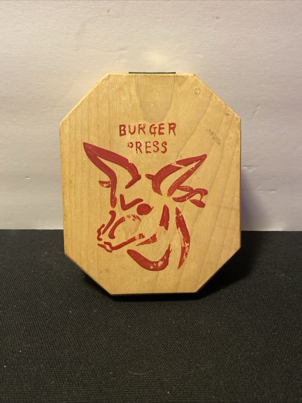 1960’s Vintage Hand Painted Wooden Hamburger Press Japan gallery