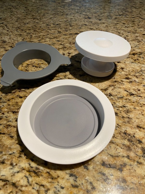 PAMPERED CHEF Burger & Slider Press Hamburger 3 Piece Set #1174 gallery