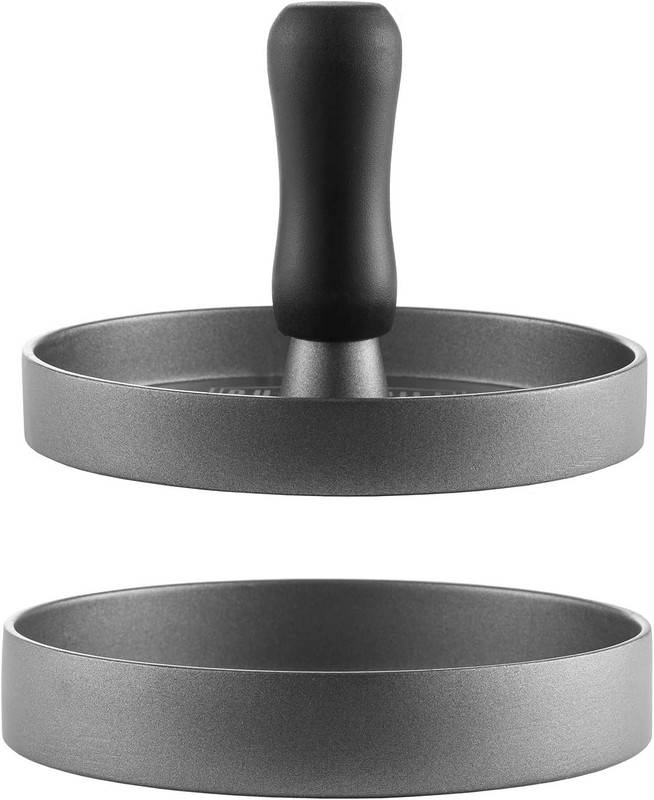 Burger Press - Aluminum BBQ Patty Maker with 100 Wax Papers for Grilling Hamburg gallery