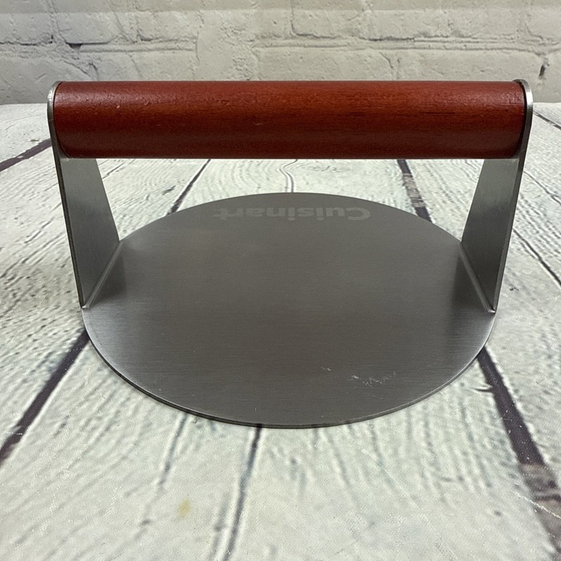 Cuisinart 6" Stainless Steel Smashed Burger Press, Juicy and Crispy Burgers for gallery