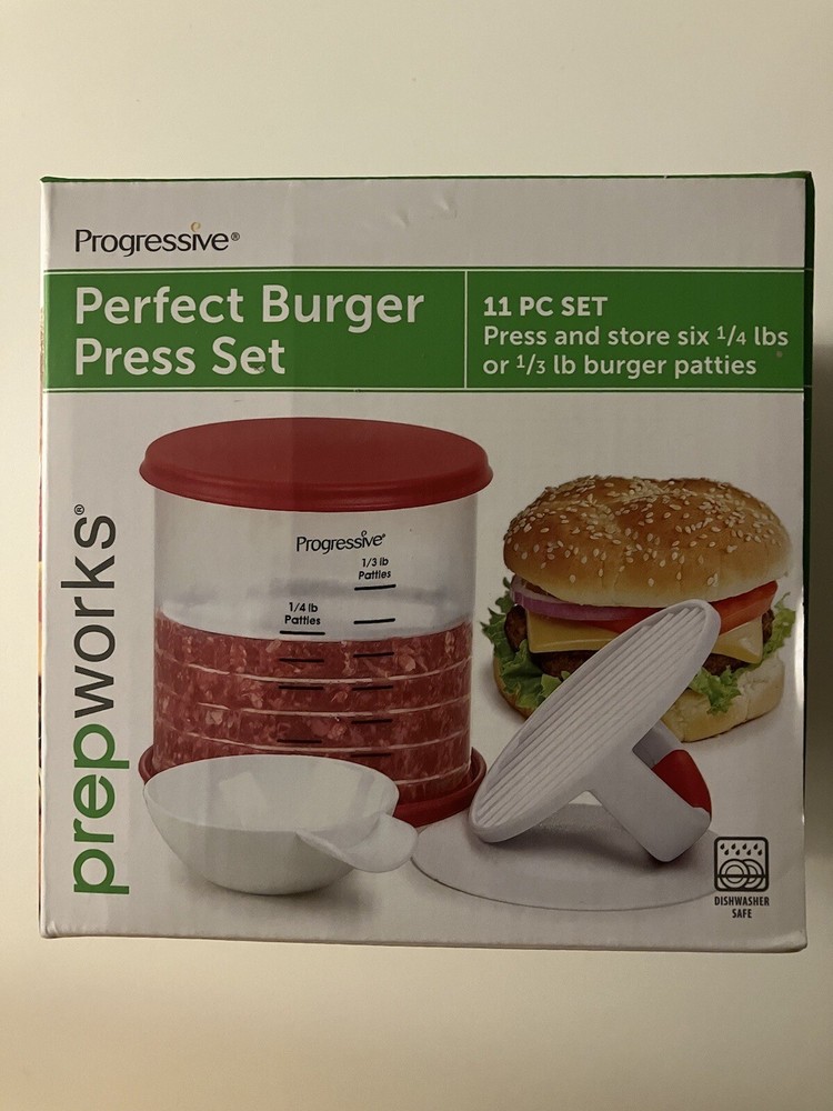 Progressive Prepworks HPM-76R Perfect Burger Press Set