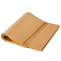 TROUSKAIG 100pcs 9×13 inch Unbleached Parchment Paper 9x13inch-100pcs, Brown