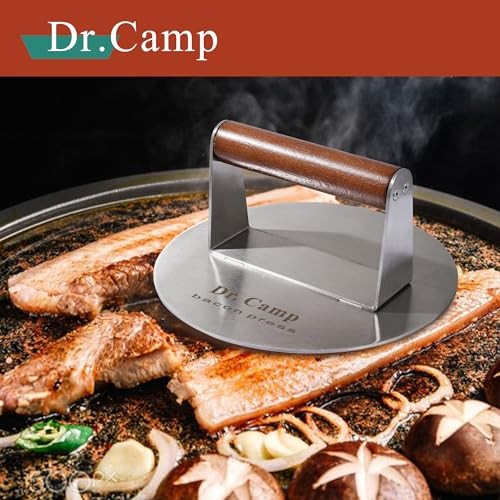 7 INCH Stainless Steel Smash,Burger Press,Burger Smasher,Hamburger... gallery
