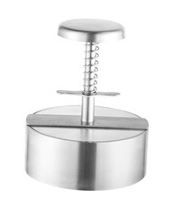 304 Stainless Steel Burger Press – 4.5″ Hamburger Patty Maker, BP01-4.5‘’