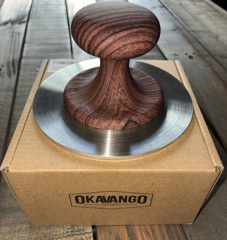 Okavango Burger Press Smash Burger Smasher Stainless Steel 5.5” New gallery