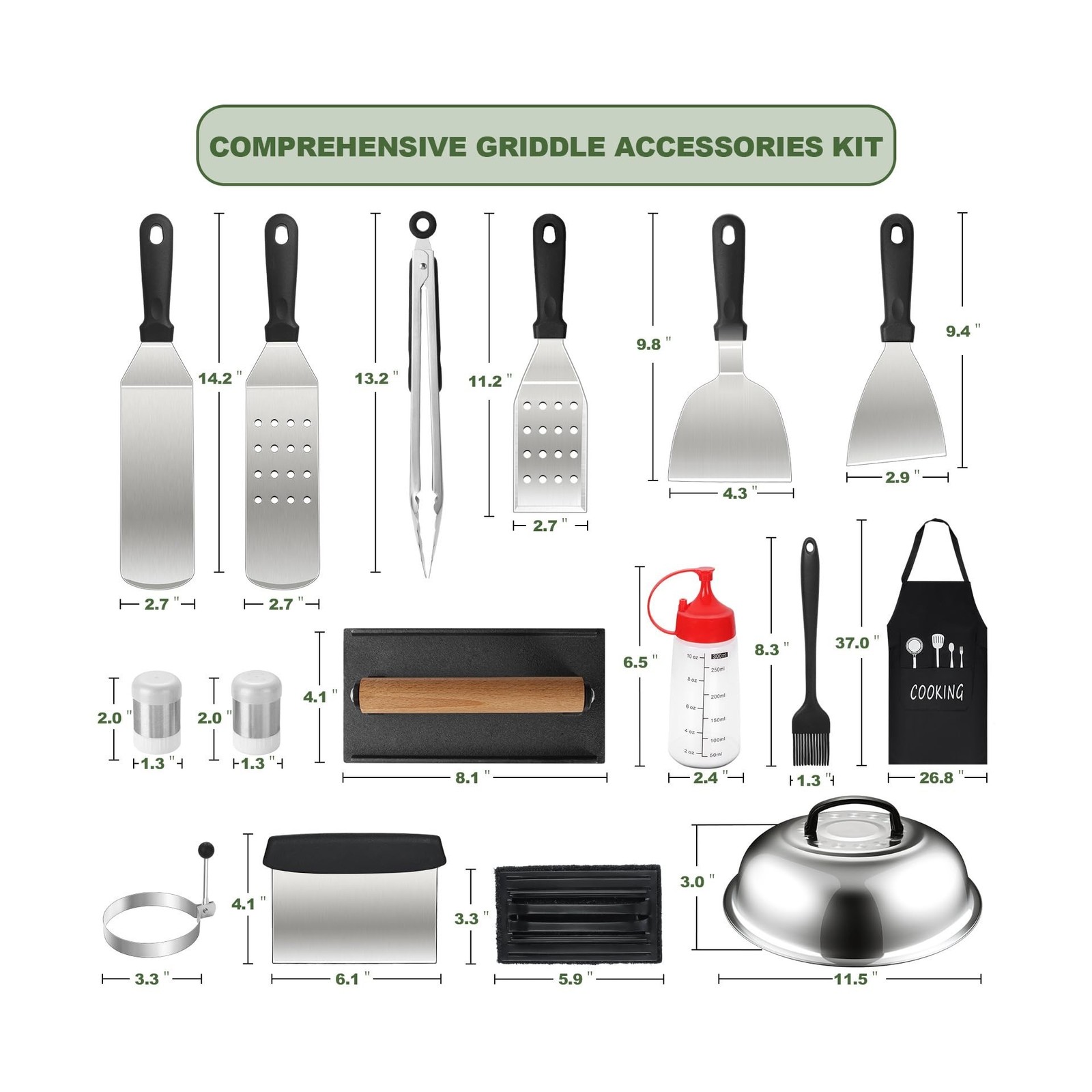 20PCS Griddle Accessories Kit, Flat Top Grill Accessories Set f... FAST USA SHIP gallery