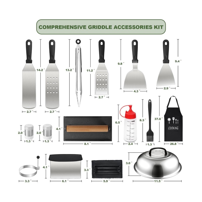 20PCS Griddle Accessories Kit, Flat Top Grill Accessories Set f... FAST USA SHIP gallery