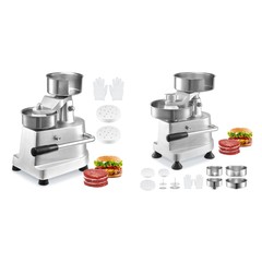 VEVOR 4/5/6″ Commercial Burger Patty Maker Hamburger Meat Press Forming Machine