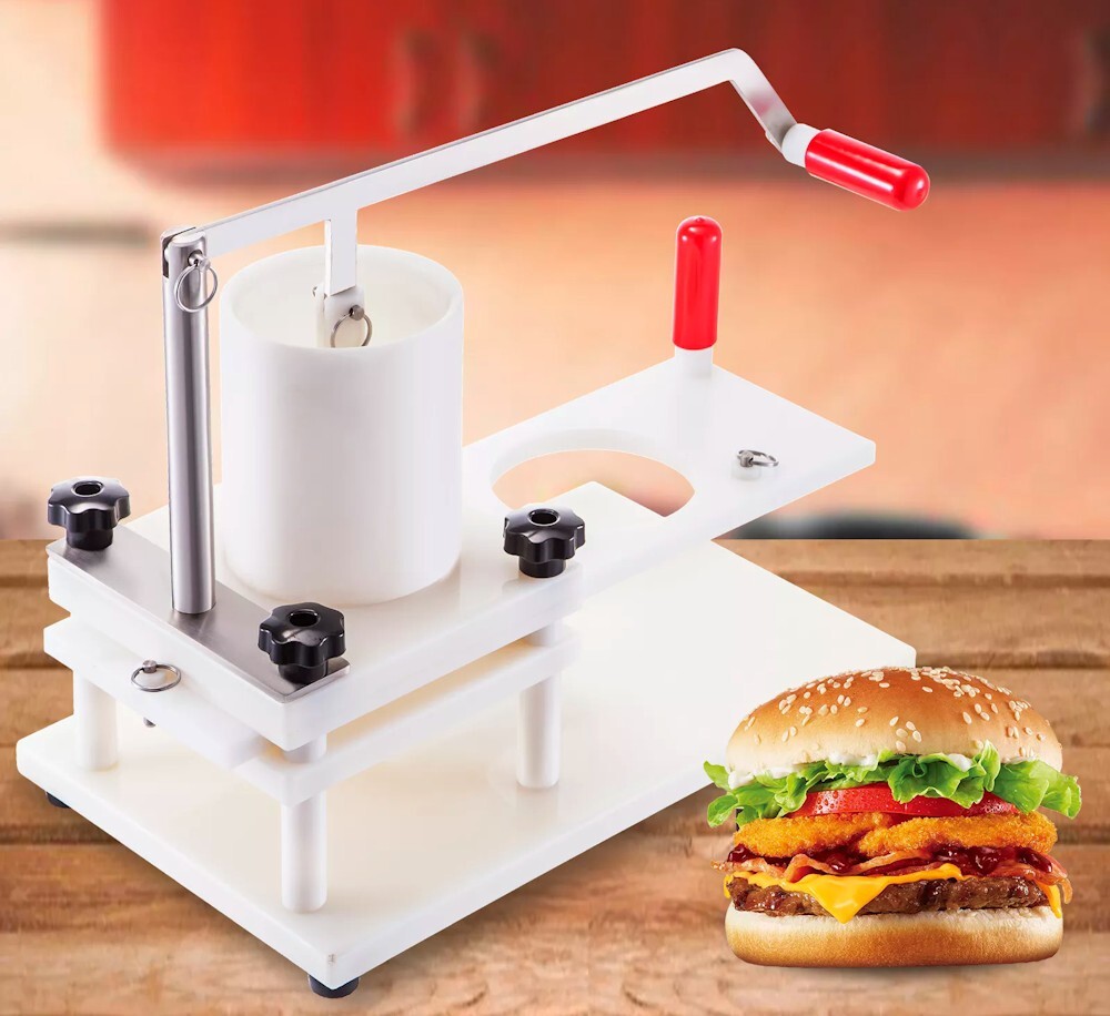 Burger Press Desk Top Patty Maker - 110mm x 15mm | DELIVERY from Sydney