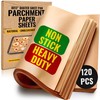 Quarter Sheet Pans 8x12 Inch 8" x 12" - 120 Pack, Unbleached Natural Brown gallery